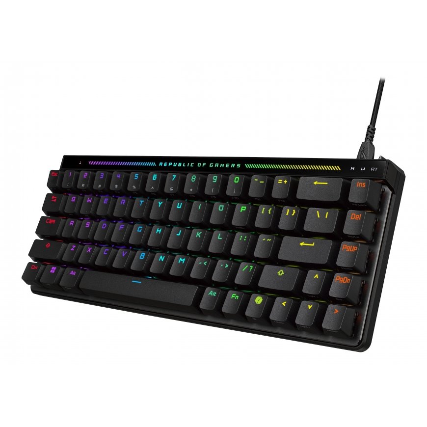 ASUS M605 ROG FALCHION ACE HFX/HFX/US/PBT klaviatuur Mängimine USB QWERTY US rahvusvaheline Must – 5