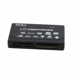 Esperanza EA119 kortelių skaitytuvas USB 2.0 Juoda