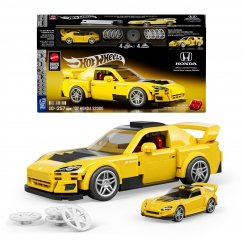 Mattel Brick Shop Hot Wheels ’07 Honda S2000 Building Toy Kit (257 Pieces), for Collectors