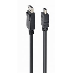 Gembird DisplayPort - HDMI, 3m HDMI Тип A (Стандарт) Черный