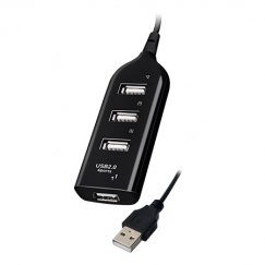 Vakoss TC-234UX jaotur USB 2.0 Must