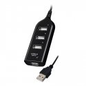 Vakoss TC-234UX interfeisa centrmezgls USB 2.0 Melns Vakoss TC-234UX interfeisa centrmezgls USB 2.0 Melns