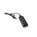 Vakoss TC-234UX sąsajos šakotuvas USB 2.0 Juoda Vakoss TC-234UX sąsajos šakotuvas USB 2.0 Juoda