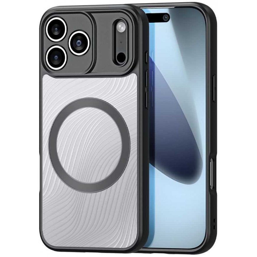 DUX DUCIS YIND -kuori, yhteensopiva MagSafe-teknologian kanssa, suunniteltu IPHONE 17 PRO MAX:lle, harmaa. – 2