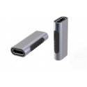 PremiumCord Aliuminio USB-C Moteriška - USB-C Moteriška jungtis PremiumCord Aliuminio USB-C Moteriška - USB-C Moteriška jungtis