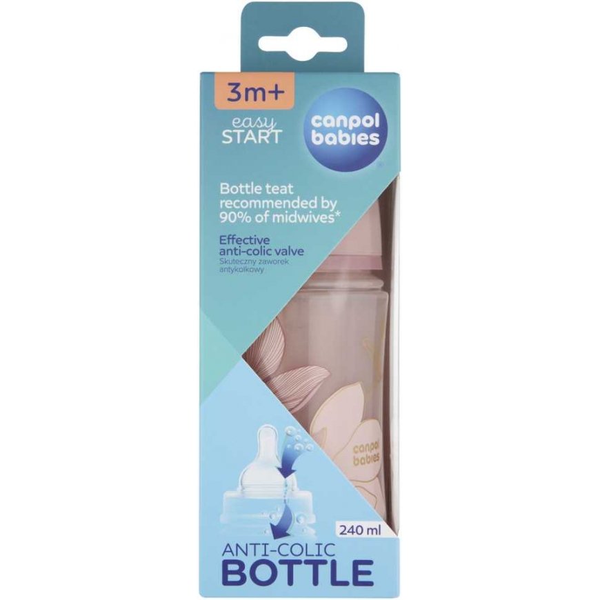CANPOL BABIES EasyStart Anti-Colic pudele 240ml