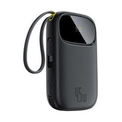 Awei C03 Portable Power Bank 20000mAh 45W USB-A/USB-C + Lightning/USB-C Cables, Silver