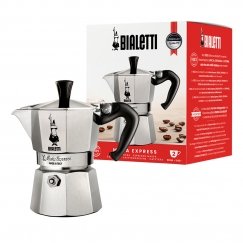 Bialetti Moka Express Кофеварка мокка Алюминий, Черный