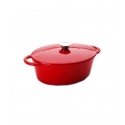Ibili Enamelled Steamer, Cast Iron 3.3L, 27x21cm Oval Ibili Enamelled Steamer, Cast Iron 3.3L, 27x21cm Oval