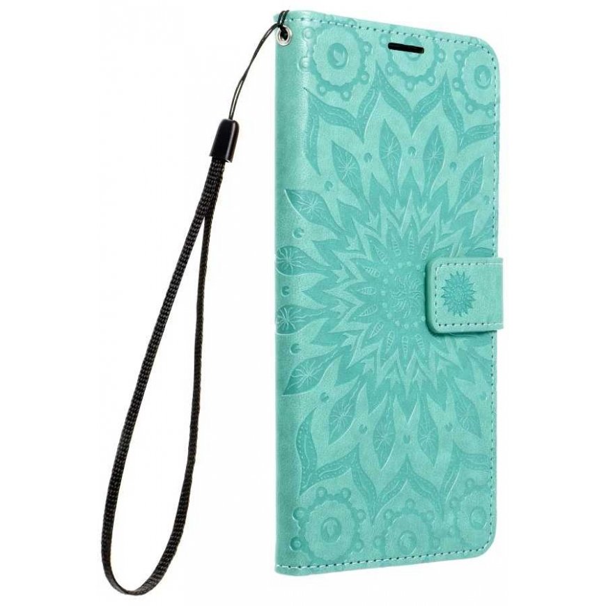 Telefono kate Oem Kabura MEZZO Book Samsung A34 5G jaoks, roheline.