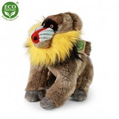 Rappa Plush Mandrill Monkey 28 cm ECO-FRIENDLY