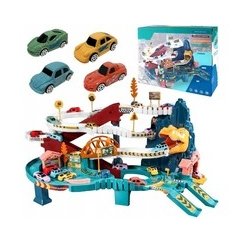 Lean Toys Gaisrinė stotis vaikams, raudona