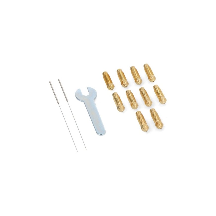 Набор сопел 0.4mm/0.6mm/0.8mm/1mm для 3D-принтеров Elegoo Neptune 4 Plus/4 Max - латунные – 2