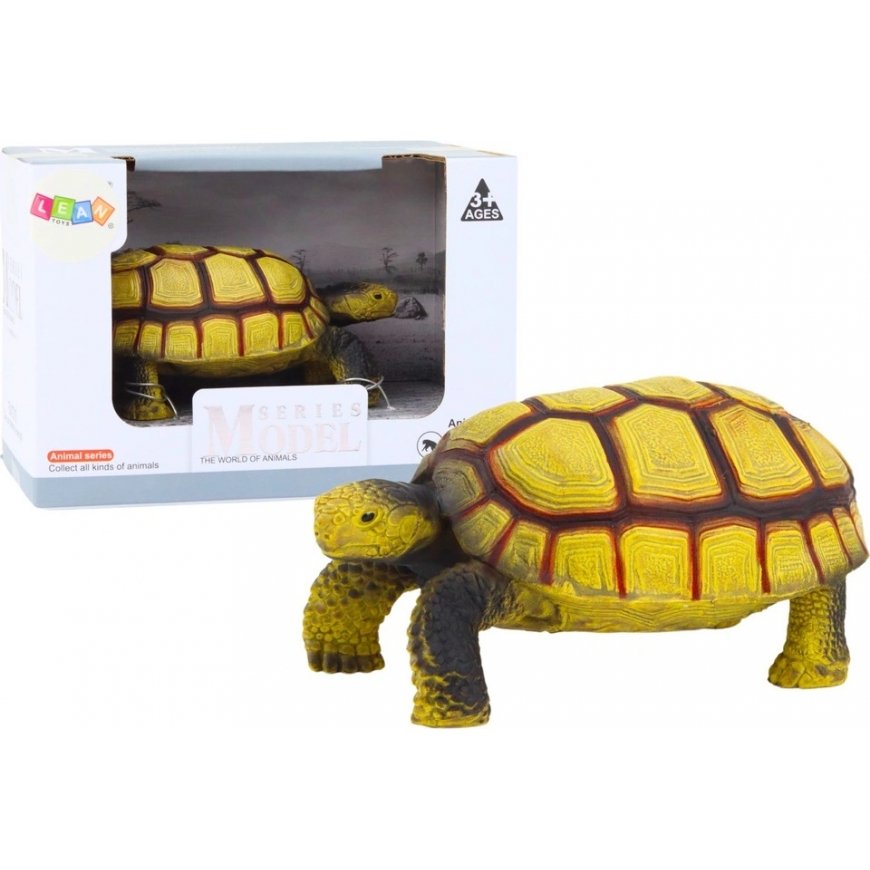 Lean Toys Kolekcinė Vėžliuko Figūrėlė – Smėlio ir Rudos Spalvos – 2