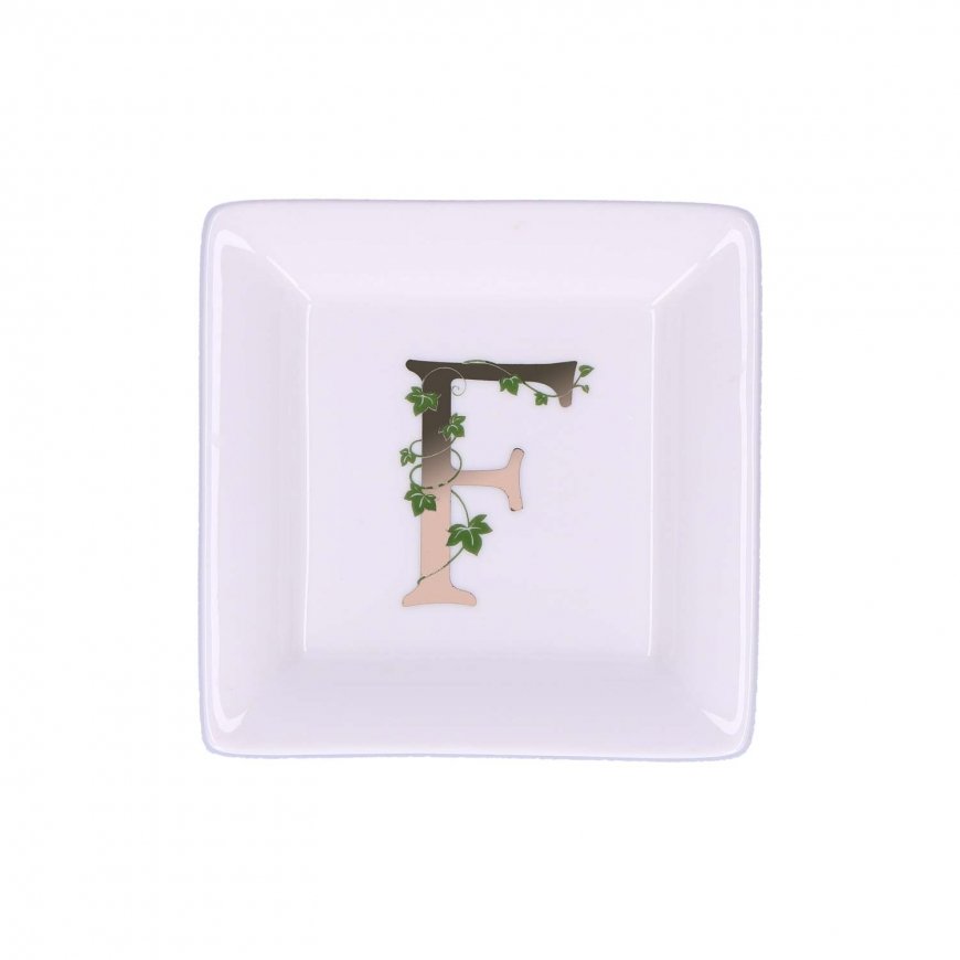 LA PORCELLANA BIANCA ADORATO Square Plate 10 cm, F pattern – 2