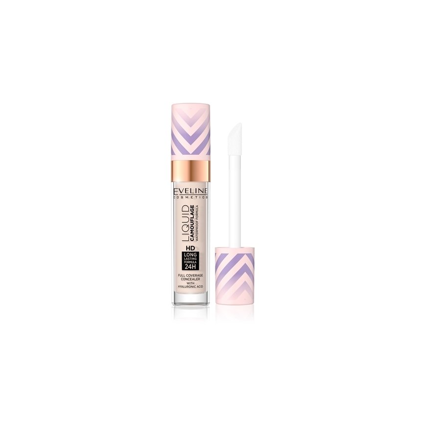 Eveline Cosmetics Liquid Camouflage HD Full Coverage Maskuoklis 02 Šviesi Vanilė, 7.5 ml – 2