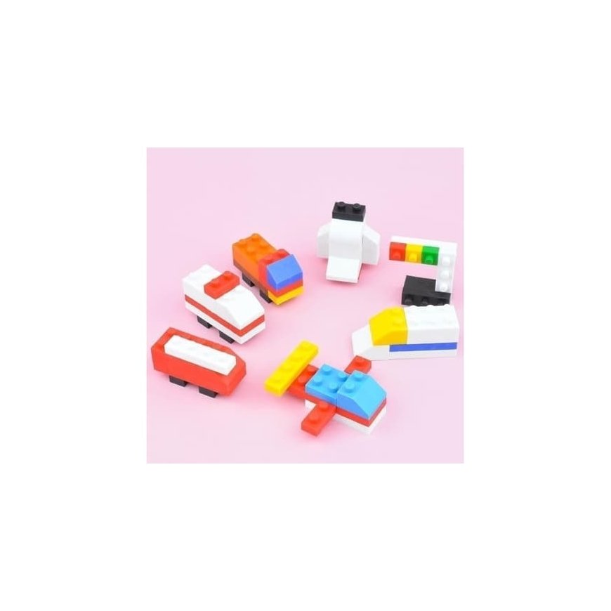 IWAKO Puzzle Set "Block Vehicle Land" – 2