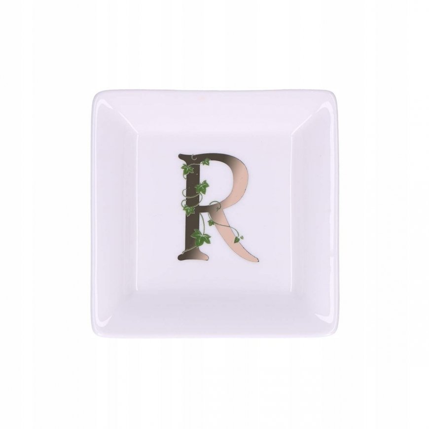 LA PORCELLANA BIANCA ADORATO Neliömäinen lautanen 10 cm, kuvio R – 2