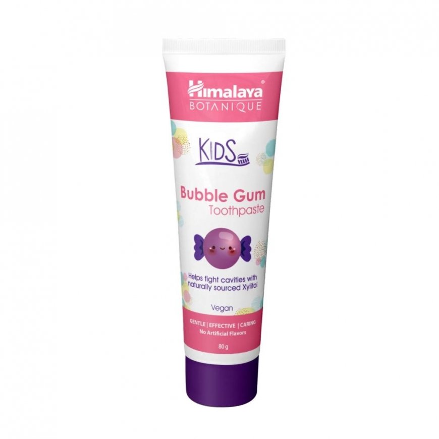 Himalaya Botanique Kids Toothpaste for Children Bubble Gum 80g