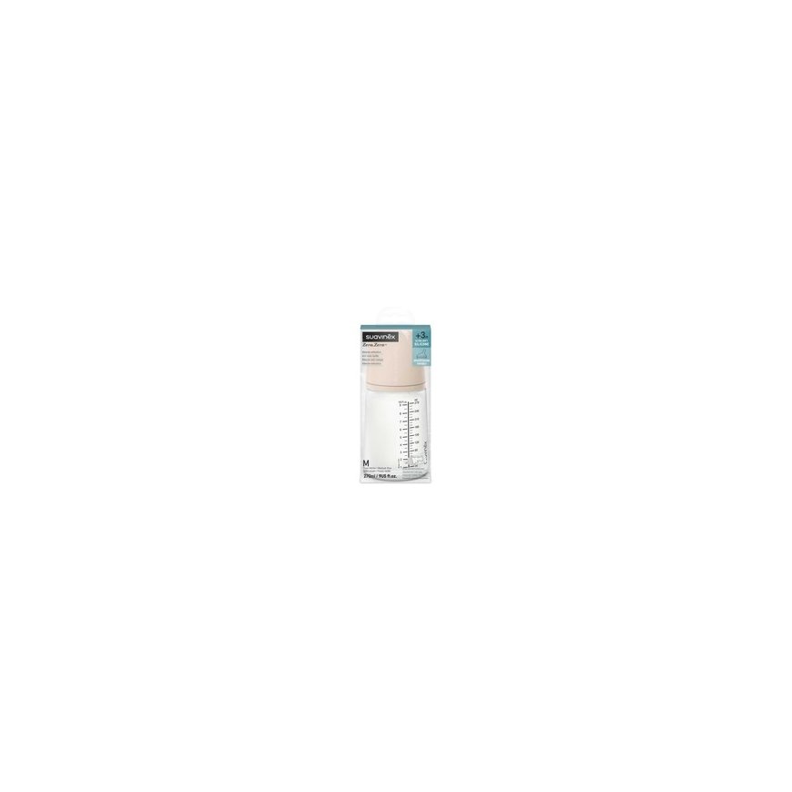 SUAVINEX ZERO ZERO ANTI-COLIC BOTTLE WITH ADJUSTABLE FLOW NIPPLE, 180 ML, FROM +0 MONTHS, LIGHT – 2