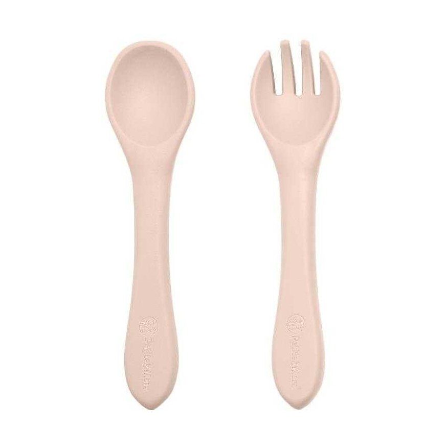 Petite&Mars Take&Match - silicone utensils set | Desert Sand