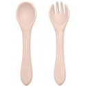 Petite&Mars Take&Match - silicone utensils set | Desert Sand