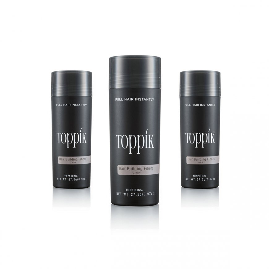 Toppik matu veidošanas šķiedras - Pelēks, 27.5 g – 2