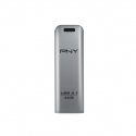 PNY FD64GESTEEL31G-EF USB zibatmiņa 64 GB 3.2 Gen 1 (3.1 Gen 1) Nerūsējošs tērauds