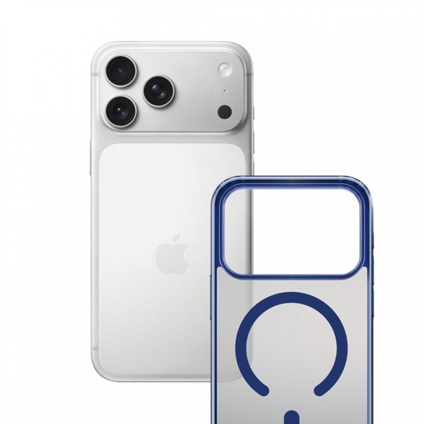 Чехол 3MK Frosty для Apple iPhone 17 Pro синий