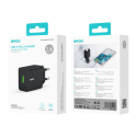BWOO wall charger CDA249 5V 2,4A USB-A, black BWOO wall charger CDA249 5V 2,4A USB-A, black