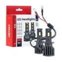 LED lampide F25 H3 52W 12V 24V AMIO-04702 täis CANBUS hõbedane
