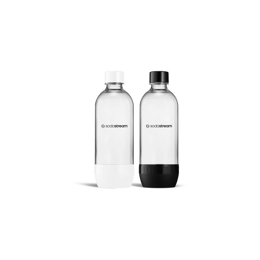 SodaStream JET бутылка 2x 1 л, белая/черная