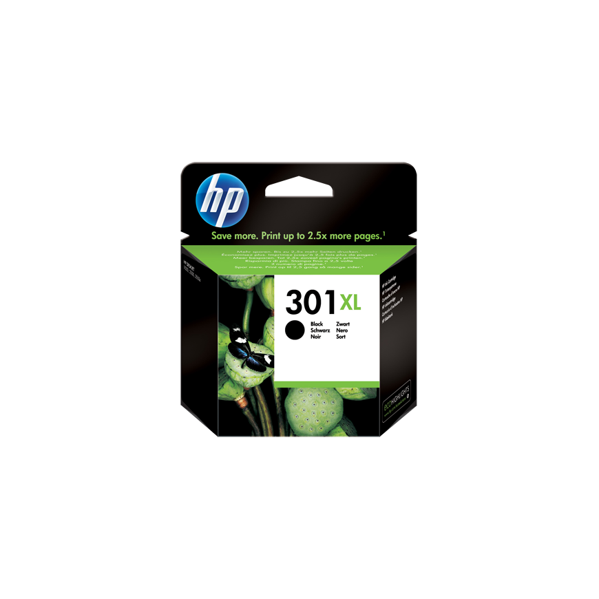 HP CH563EE No.301XL (melna) – 2