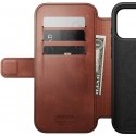 Dėklas „Nomad Modern Leather Folio“, senovinis „Dublin“ („Horween“) – „iPhone 17 Pro Max“ Dėklas „Nomad Modern Leather Folio“, senovinis „Dublin“ („Horween“) – „iPhone 17 Pro Max“