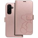 Oem MEZZO knygos dėklas skirtas Samsung Galaxy A56 5G teddy bear rose auksinis Oem MEZZO knygos dėklas skirtas Samsung Galaxy A56 5G teddy bear rose auksinis