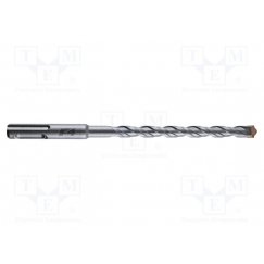 SDS+ betono grąžtas su 2 pjovimo briaunomis, 7x160/100, Alpen [0081700700100]