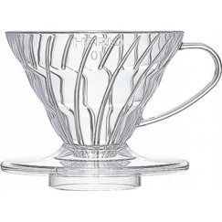 Hario V60 plastmasas pilinātājs 01 caurspīdīgs