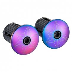SUPACAZ Super Sticky Kush - Splat - Oil Slick + Oil Slick Plugs stūres stīpa ar aizbāžņiem