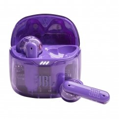 JBL Tune Flex Ghost Edition Austiņas True Wireless Stereo (TWS) Ausīs Zvani / mūzika Bluetooth Lillā, Caurspīdīgs