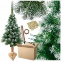 Atmosphera Christmas wreaths, white, 13 x 18 cm