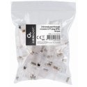 Konektors Gembird CAT7 8P8C RJ45 gold plated 15u FTP SFTP 50pcs