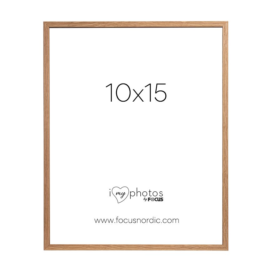Focus Rock Oak veneer photo frame 10X15 – 2
