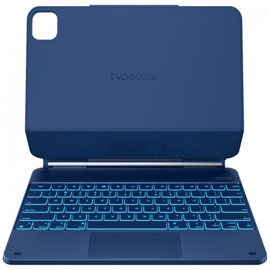 Чехол Typecase Edge с клавиатурой для iPad Pro 13" 2024/2025, синий Пацифик – 2