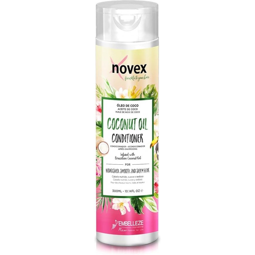 NOVEX Kokosriekstu eļļa, kondicionieris, 300ml
