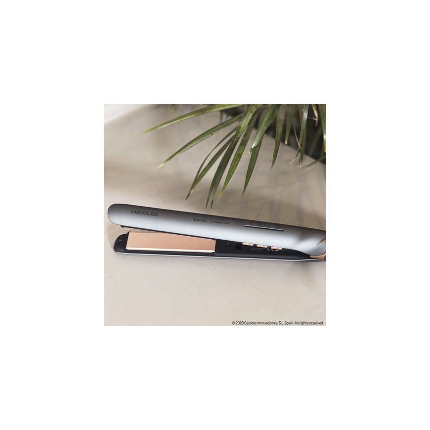 Cecotec Bamba RitualCare 880 Hidraprotect Tiesinimo žnyplės Šiltas Pilka – 4