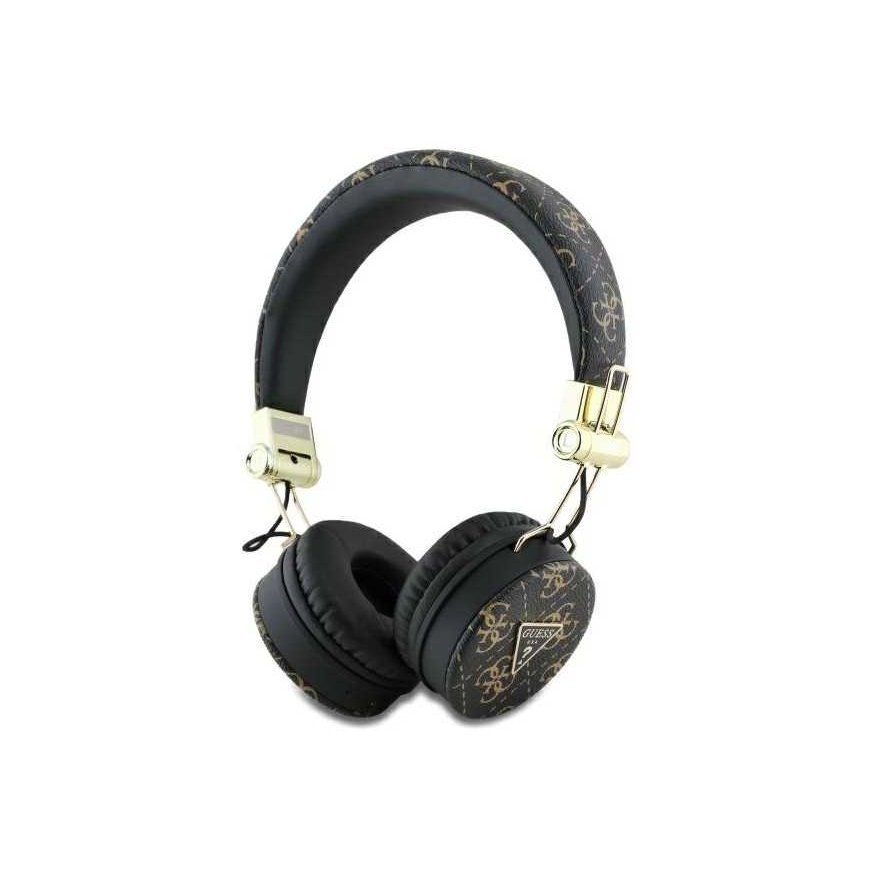 Наушники с оголовьем Guess Triangle Logo Bluetooth ENC черные