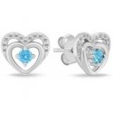 Brilio Silver Elegant Silver Set with Opals SET299W (earrings, pendant) Brilio Silver Elegant Silver Set with Opals SET299W (earrings, pendant)