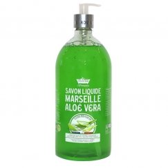 Les Petites Bains de Provence Marseille Aloe Vera vedelseep Kätele ja Kehale, 1000 ml