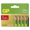 GP Ultra AA aluselaktilised akud (LR6), 8 tk GP Ultra AA aluselaktilised akud (LR6), 8 tk