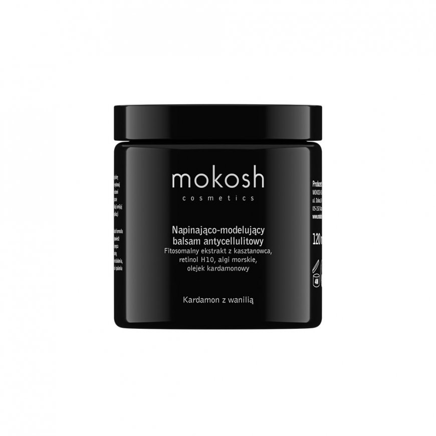 Mokosh Stangrinantis ir modeliuojantis anticeliulitinis balzamas Kardamonas su vanilė 120ml